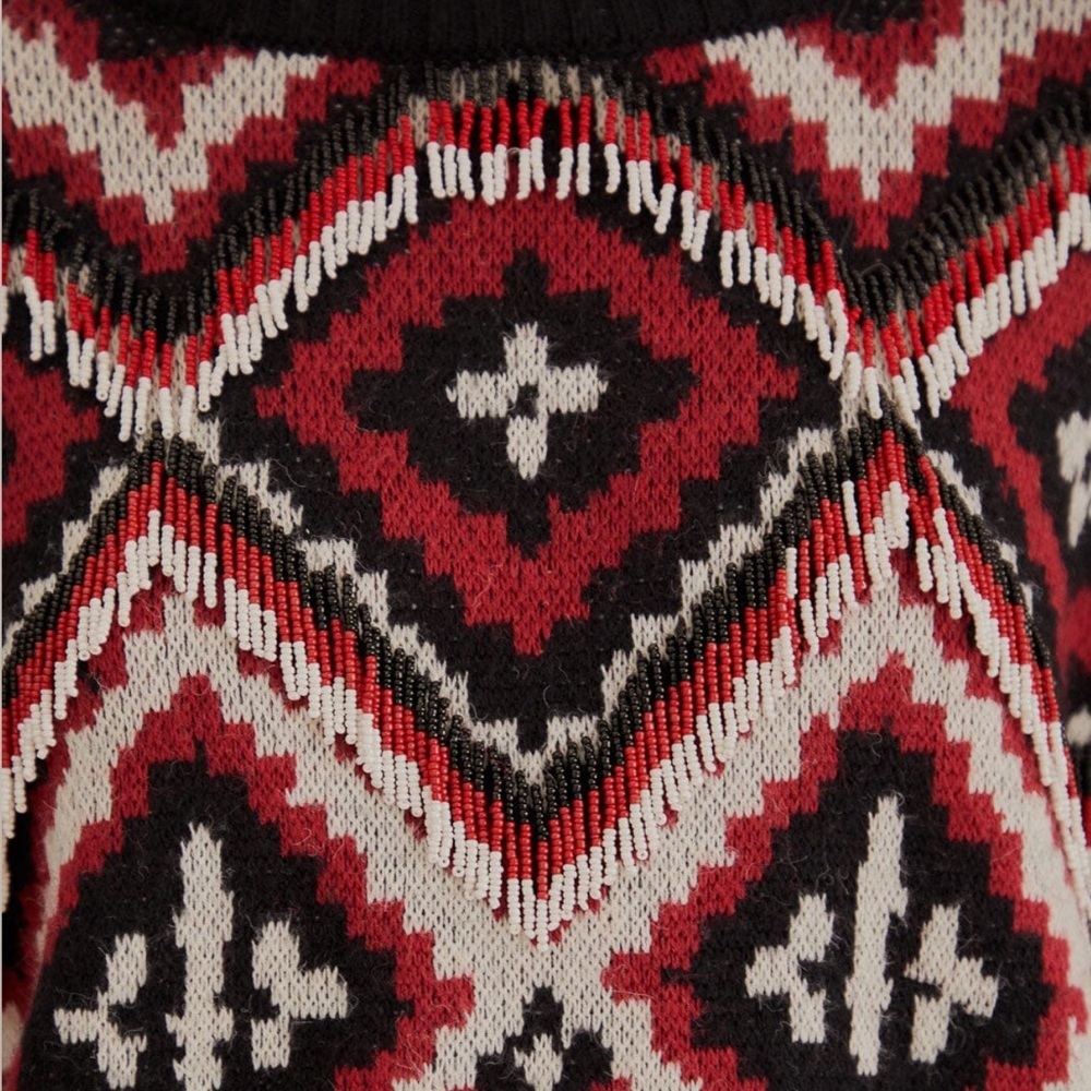Farm Rio Rauti Beaded Knit Sweater - Picture 10 of 11